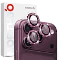 NORTHJO Glitrende kameralinsebeskyttelse til iPhone 18 Pro / 18 Pro Max Purple