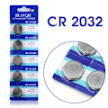 Miniatyrbillede 1 af 2: Alkalisk Knappcellbatteri CR2032 Storpack Silver