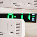 Miniatyrbild 6 av 10: LED-klocka Digital Väckarklocka Stor Display Datum Temperatur Väckarklocka - Vit / Rosa Ljus Rosa