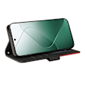 Miniatyrbillede 7 af 9: Til Xiaomi 14 KT-serie-1 dobbeltfarve tegnebog Black