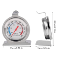 Miniatyrbild 6 av 6: Termometer Ugn Spis rostfritt stål Temperaturmätare köksredskap Silver
