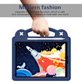 Miniatyrbild 7 av 7: Apple iPad 10.2 2021 2020 2019 EVA Foam Stand Skal Fodral - MörkBlå Mörkblå