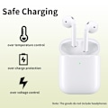 Miniatyrbilde 6 av 8: Laderetui for AirPods 1/2 med innebygd 550mAh batteri White
