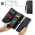 Miniatyrbillede 2 af 10: CASEME til Samsung Galaxy A55 5G 2-i-1 tegnebog taske - Sort Black