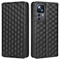 Pikkukuva 1 / 6: Rhombus lompakkokotelo Xiaomi 12T Pro/Xiaomi 12T - Musta Black