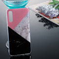 Miniatyrbillede 2 af 5: Marble Pattern IMD TPU Soft Back Case for Samsung Galaxy A70 - Style D Black