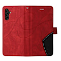 Miniatyrbillede 5 af 8: Til Samsung Galaxy A14 5G KT Series-1 Pung Telefontaske - Rød/Sort Red