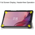 Miniatyrbilde 9 av 9: Trefoldet Stativdeksel for Lenovo Tab M9 - Katt Multicolor