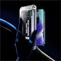 Pikkukuva 5 / 7: iPhone 16 Pro Anti-spy Privacy Tempered Glass -näytönsuoja