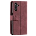 Pikkukuva 2 / 7: Samsung Galaxy S25+ 5G Kuori Vetoketjutaskulla ja 9 Korttipaikalla Red