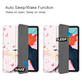Miniatyrbild 2 av 9: Apple iPad Air (2020) (2022) Slim fit tri-fold fodral - Beautiful Girl multifärg