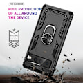 Pikkukuva 6 / 7: Google Pixel 7 Pro iskunkestävä TPU+PC Kickstand -puhelinkotelo autoteline metallilevy - musta Black