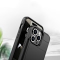 Miniatyrbild 7 av 8: För iPhone 15 Plus skal med korthållare Svart