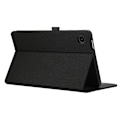 Miniatyrbillede 6 af 7: Samsung Galaxy Tab A9 Tabletetui Dækstofstruktur - Sort Black