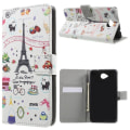 Pikkukuva 1 / 8: Microsoft Lumia 650 Plånboksfodral - Eiffel Tower Black