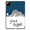 Miniatyrbilde 6 av 8: Slank Passform Dekselveske For Xiaomi Pad 7 Auto Vekking / Hvile - Katt Blue