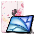 Miniatyrbilde 1 av 8: Etui for iPad Air 11 (2024) - Tri-fold Stativ Tablettdeksel - Jente Multicolor