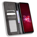 Miniatyrbillede 3 af 6: Wallet Stand Flip-telefonetui til Asus ROG Phone 6 5G/6 Pro 5G - Sort Black