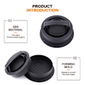 Miniatyrbillede 5 af 11: 3 i 1 fyldte Burger Hamburger Mold Maker Sliders Køkkenudstyr Black