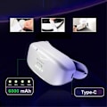 Miniatyrbillede 5 af 6: 6000mAh batteripakke Power Bank til Oculus Quest 2 VR Headset White