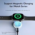 Miniatyrbillede 8 af 11: Trådløs oplader til A Watch AirPods Samsung Galaxy Watch Google Pixel Watch White