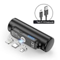 Miniatyrbild 5 av 7: 3000mAh Bärbar Powerbank USB-C/ Lightning / Micro USB Svart