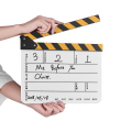 Miniatyrbilde 2 av 6: Clapboard Clapping Filmopptak - Hvit White