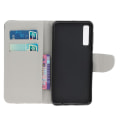 Miniatyrbillede 5 af 5: Pattern Wallet Case Samsung Galaxy A70 - Brown Bear and Warning Words Black