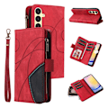 Miniatyrbilde 1 av 11: KT Multifunksjons Serie-5 Telefonveske for Samsung Galaxy A25 Red