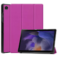 Pikkukuva 1 / 9: Kolminkertainen telinekotelo Samsung Galaxy Tab A8 10.5" (2021) - violetti Purple
