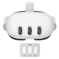Miniatyrbillede 1 af 5: Oculus Meta Quest 3 VR WOLMTT Lens Protector hærdet glasfilm Transparent