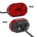Miniatyrbilde 5 av 8: Bakre bremselys LED-lampe for Xiaomi 4 / 4 Lite Scooter Red