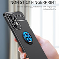 Miniatyrbillede 5 af 11: Samsung Galaxy A33 5G Finger Ring Kickstand (Built-in Metal Sheet) Case Black
