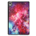 Pikkukuva 5 / 11: Nokia T21 Trifold Stand Sleep Wake Tablet Cover Case - Galaxy Multicolor