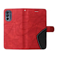 Miniatyrbillede 4 af 9: Til Motorola Moto G62 KT-serie-1 dobbeltfarve Red