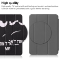Miniatyrbild 4 av 10: Apple iPad 10.9 2022 Slim fit tri-fold fodral - Don't Touch multifärg