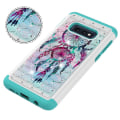 Pikkukuva 3 / 5: Samsung Galaxy S10e Pattern PC TPU Phone Shell - Mandala Flower Black