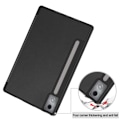 Miniatyrbild 5 av 10: För Lenovo Idea Tab Pro Fodral Tri-Fold Stativ Skal med pennhållare - Svart Svart