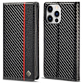 Miniatyrbilde 1 av 7: LC.IMEEKE Lommebokveske for iPhone 15 Pro Max - Svart Black