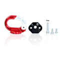 Miniatyrbillede 7 af 9: Universal Scooter kroghænger til Xiaomi Mijia M365/M365 Pro - Rød Red