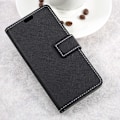 Miniatyrbild 7 av 10: Asus Zenfone Live - Cross Texture Plånboksfodral - Svart Svart