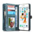 Pikkukuva 6 / 9: CASEME iPhone 6s 6 Retro Split läder plånboksfodral - Blå Blue