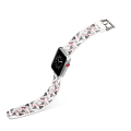 Pikkukuva 4 / 5: Silicone Watchband for Apple Watch 4 40mm, Series 3 / 2 / 1 38mm - Flamingo Multicolor