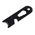Pikkukuva 1 / 6: Camp Fire Starter Flint Scraper Fire Rod Striker Pullonavaaja Black one size