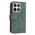 Miniatyrbillede 2 af 9: KT Wallet Case til Xiaomi 14T Pro Green