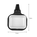 Miniatyrbillede 5 af 5: Car Sauce Holder Air Vent Sauce Holder Removable Dipping Sauces Container - Red Red