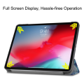 Miniatyrbild 3 av 5: iPad Pro 11 (2018) Slim fit tri-fold fodral - Galaxy Pattern multifärg