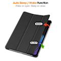 Miniatyrbillede 4 af 8: Slim Fit Cover Case til Xiaomi Pad 7 Auto Wake / Sleep - Sort Black
