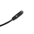 Miniatyrbillede 6 af 8: Universal 7,62 mm Smart Watch-oplader 2 pin opladningskabel Black