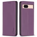 Miniatyrbilde 1 av 6: BINFEN COLOR For Google Pixel 8a Etui i PU-lær Dark purple